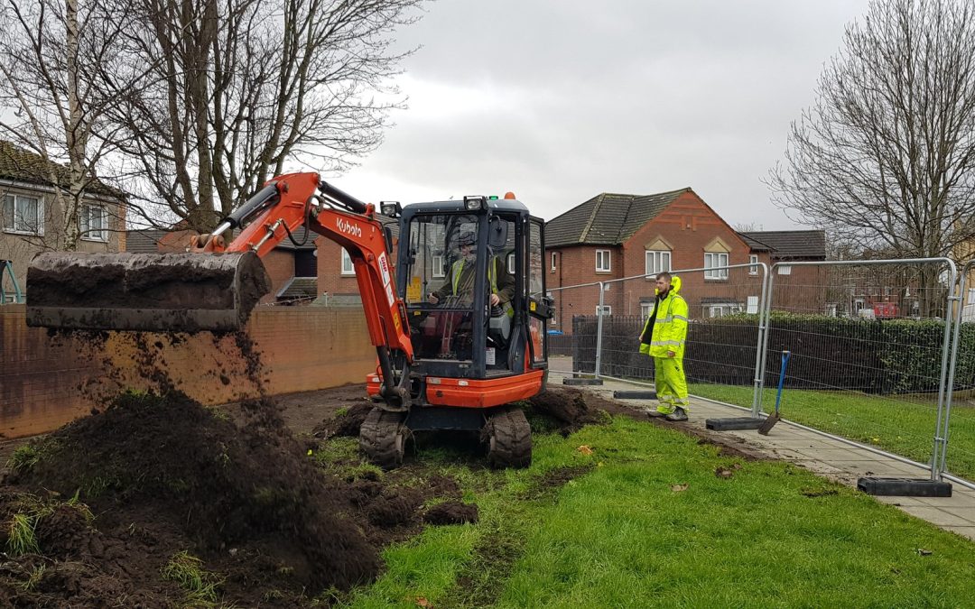 Community Garden build commences