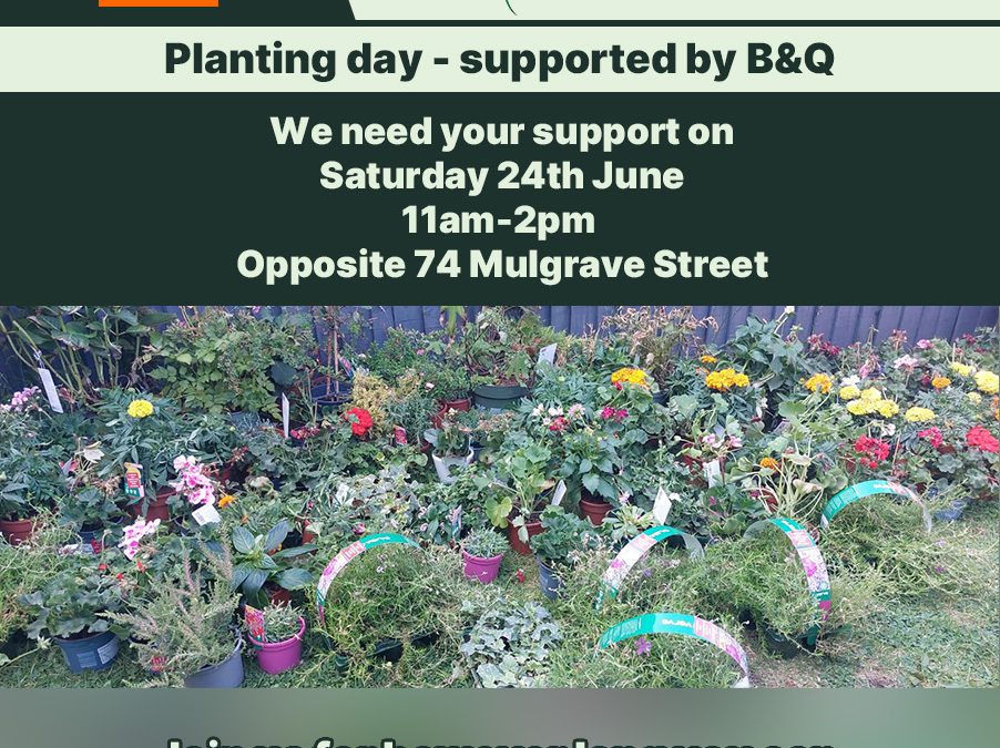 Planting day | Supported by B&Q